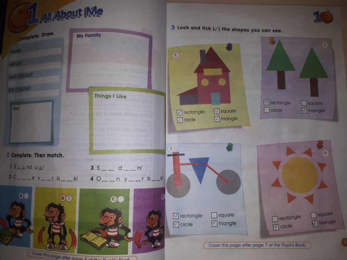 Activity book тетрадь 2 и 4 класс б/у