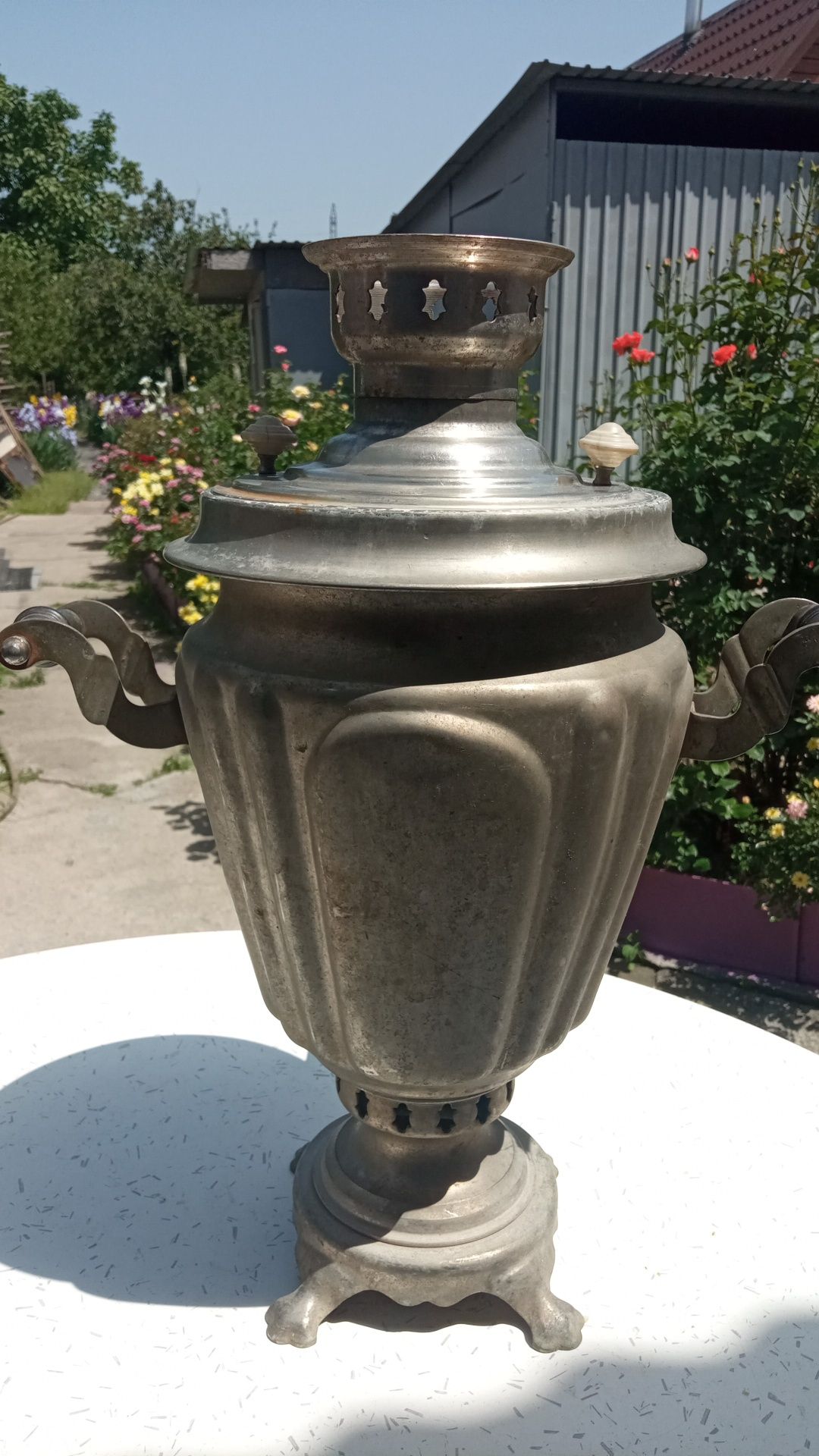Самовар на дровах 4,5 лит-ра.