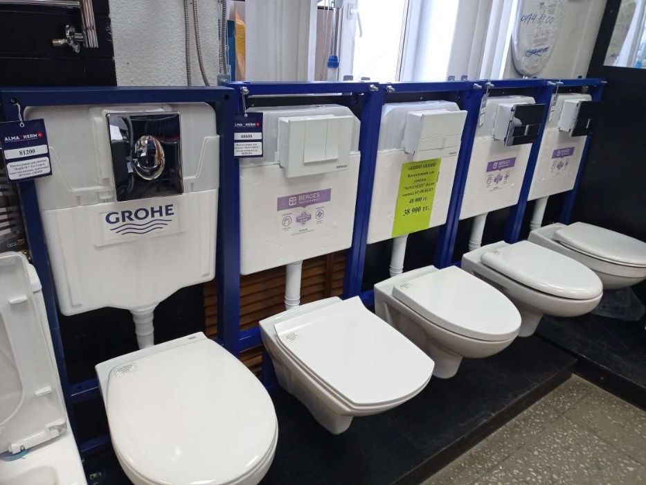 Инсталляция для унитаза "Rapid SL" 3 в 1 GROHE по 115 000 тг