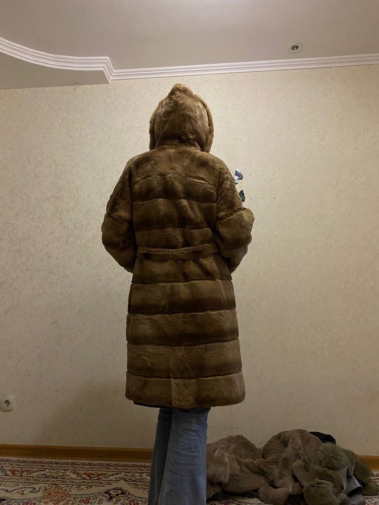шуба натуральная бобер стрижанный