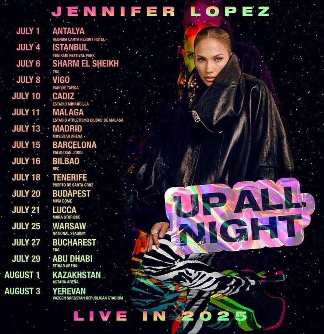 Билет на Джей ЛО JLO Астана