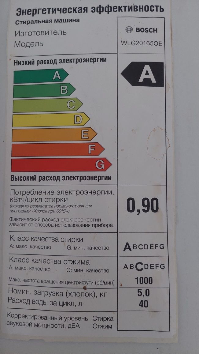 Стиральная машина BOSCH