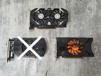 Продам видеокарты GTX 1050Ti 4Gb,  GTX 1050 2 GB,  GTX 550Ti 1 Gb