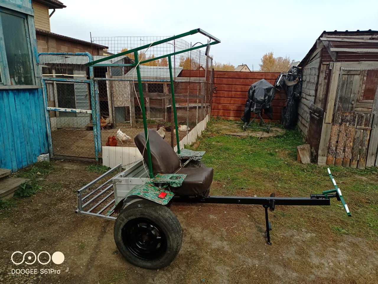 Рыбацкий прицеп для мотоблока