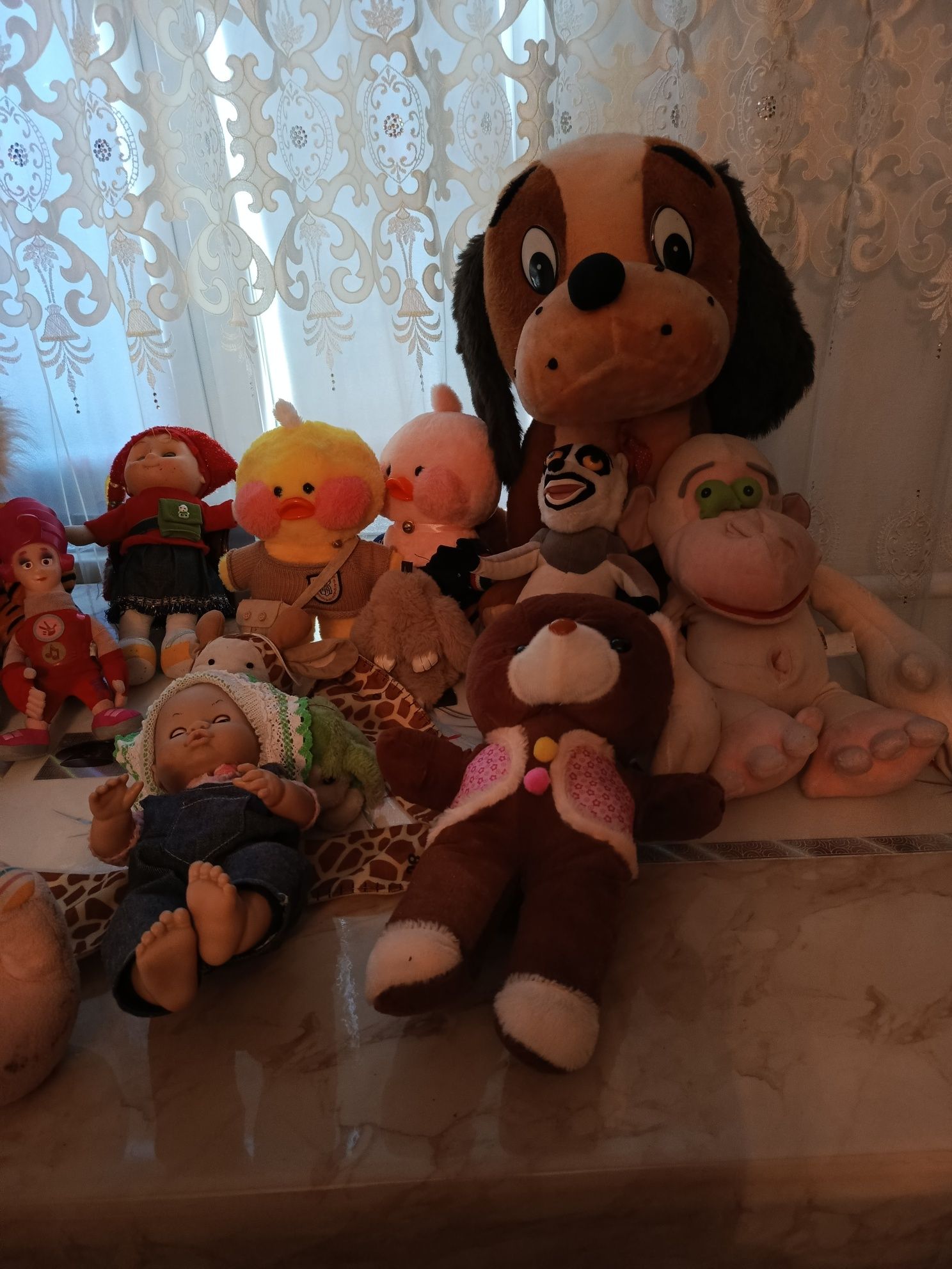 Игрушки мягкие из личной коллекции, куклы