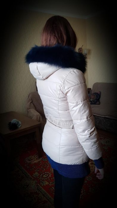Зимний пуховик + жёлтое пальто в ПОДАРОК!