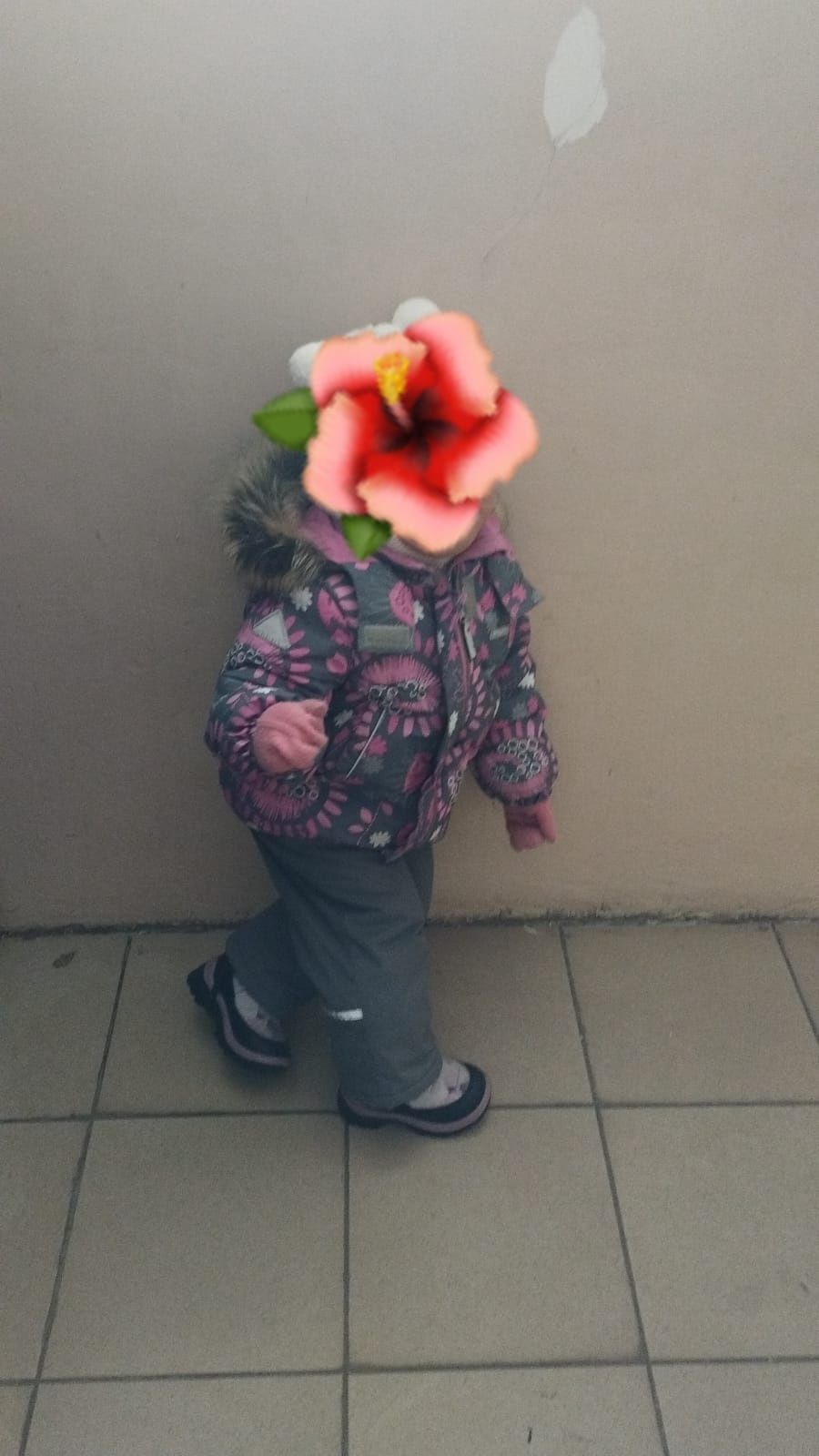 Комплект зимний комбинезон