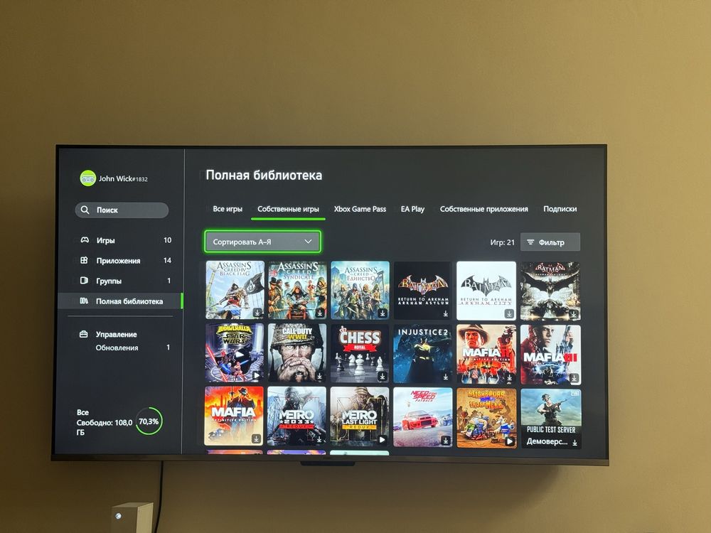 Продам Xbox series S 2 джойстика
