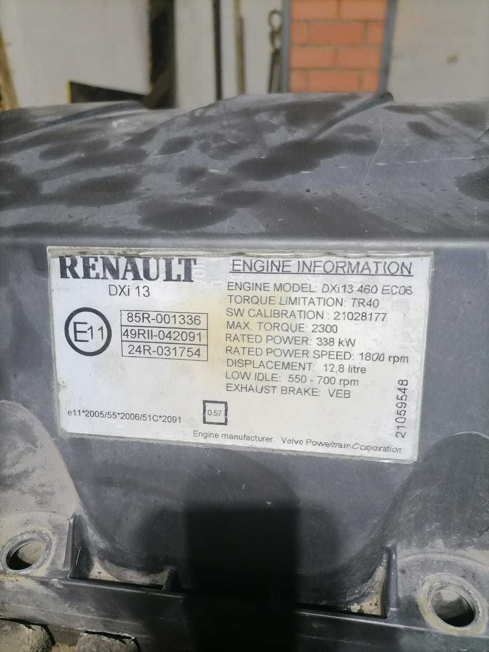 Двигатель по запчастям Renault Magnum DXI13 Рено Магнум