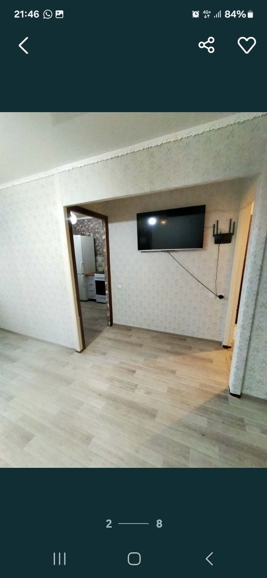 2-х комнатная. Продам. На 3 этаже.