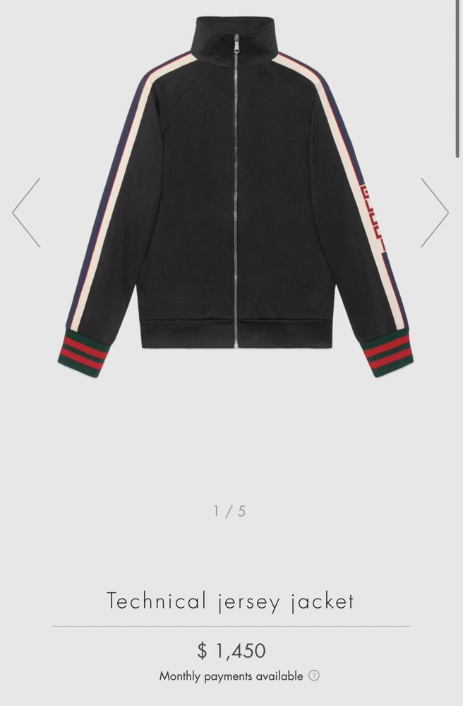 Gucci кофта на молниях