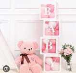 Коробки для гендер пати baby