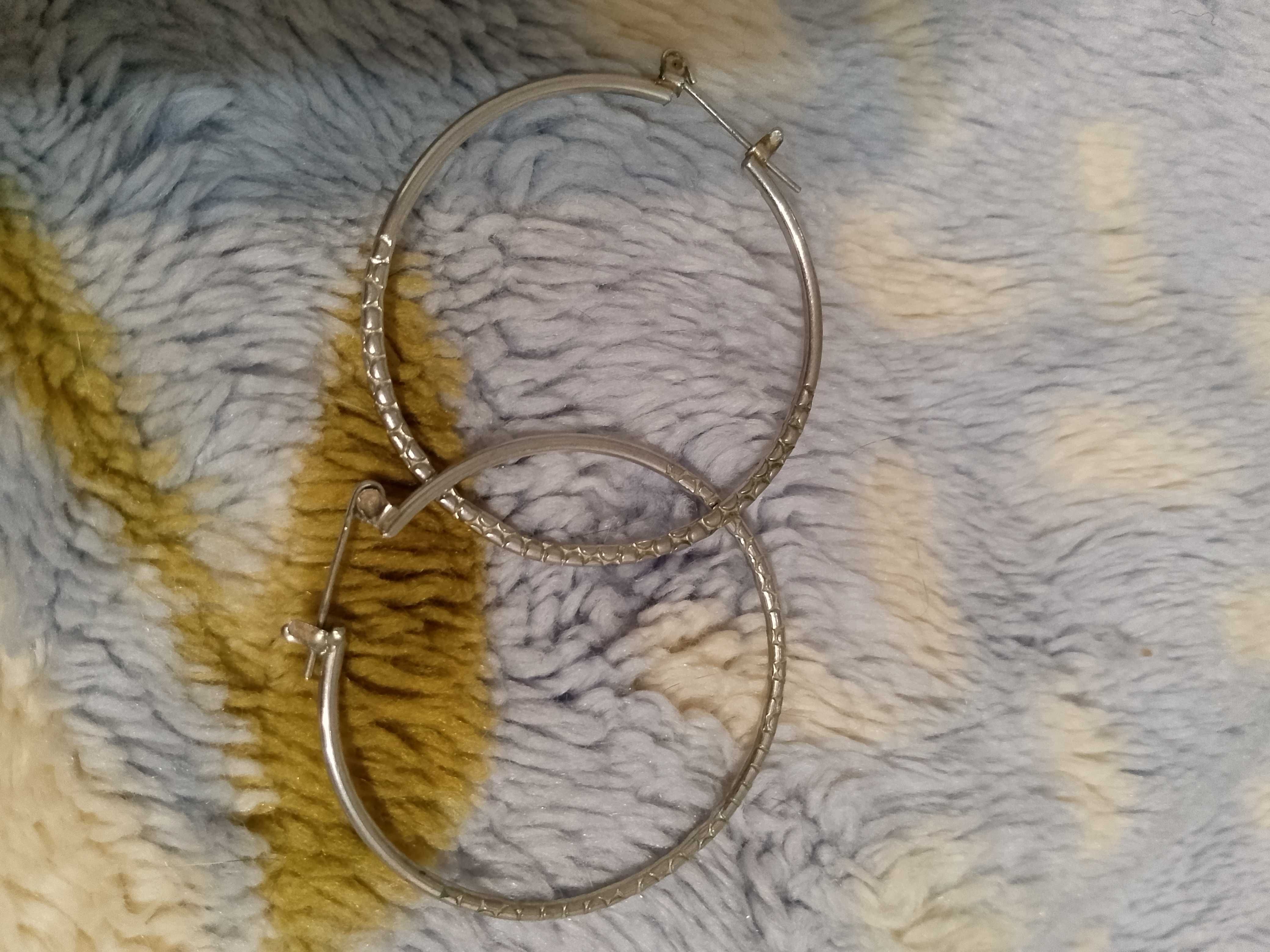 Серьги колеса и клипсы