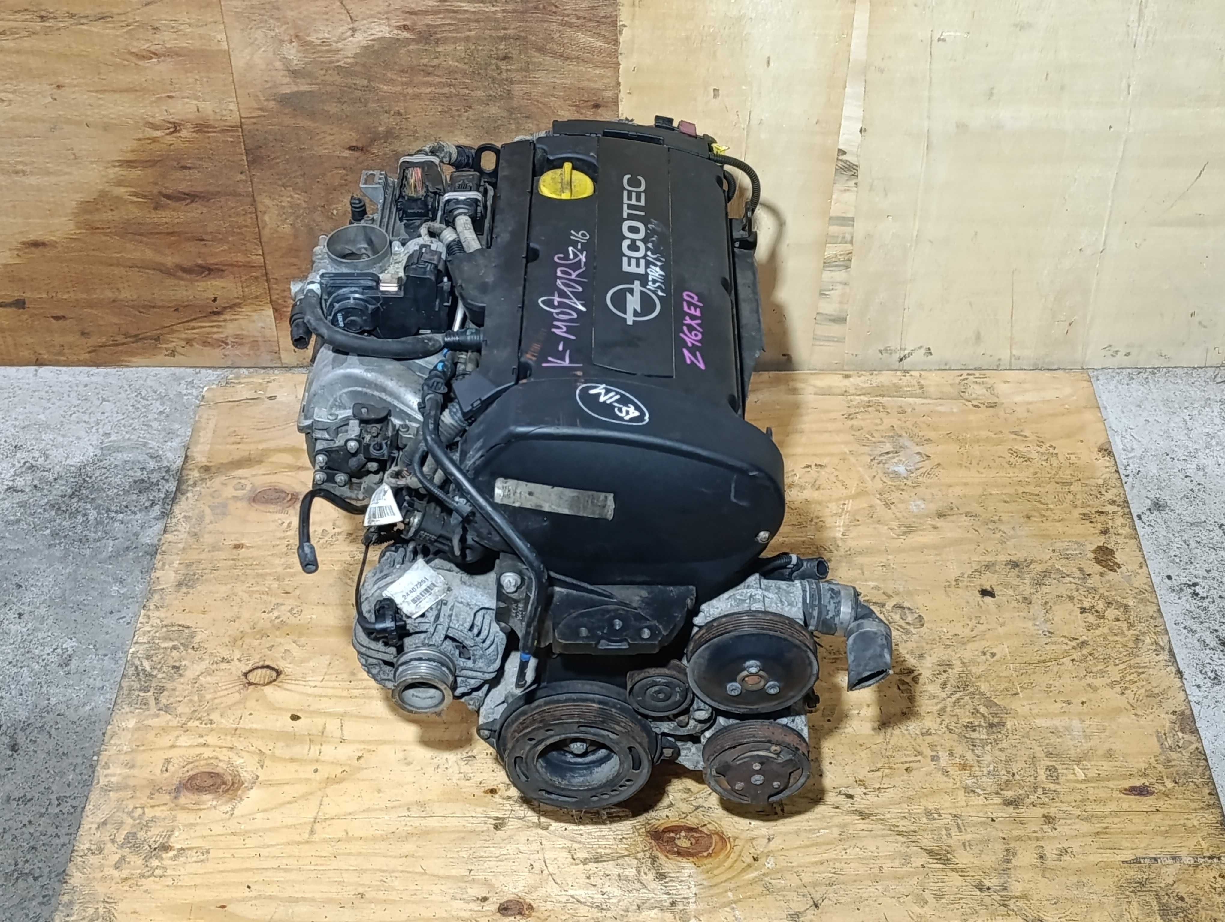 Двигатель Z16 Z16XEP 1.6 Opel Astra G H Vectra C  Опель Астра Вектра