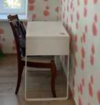 Стол МИККЕ IKEA  б/у, белый