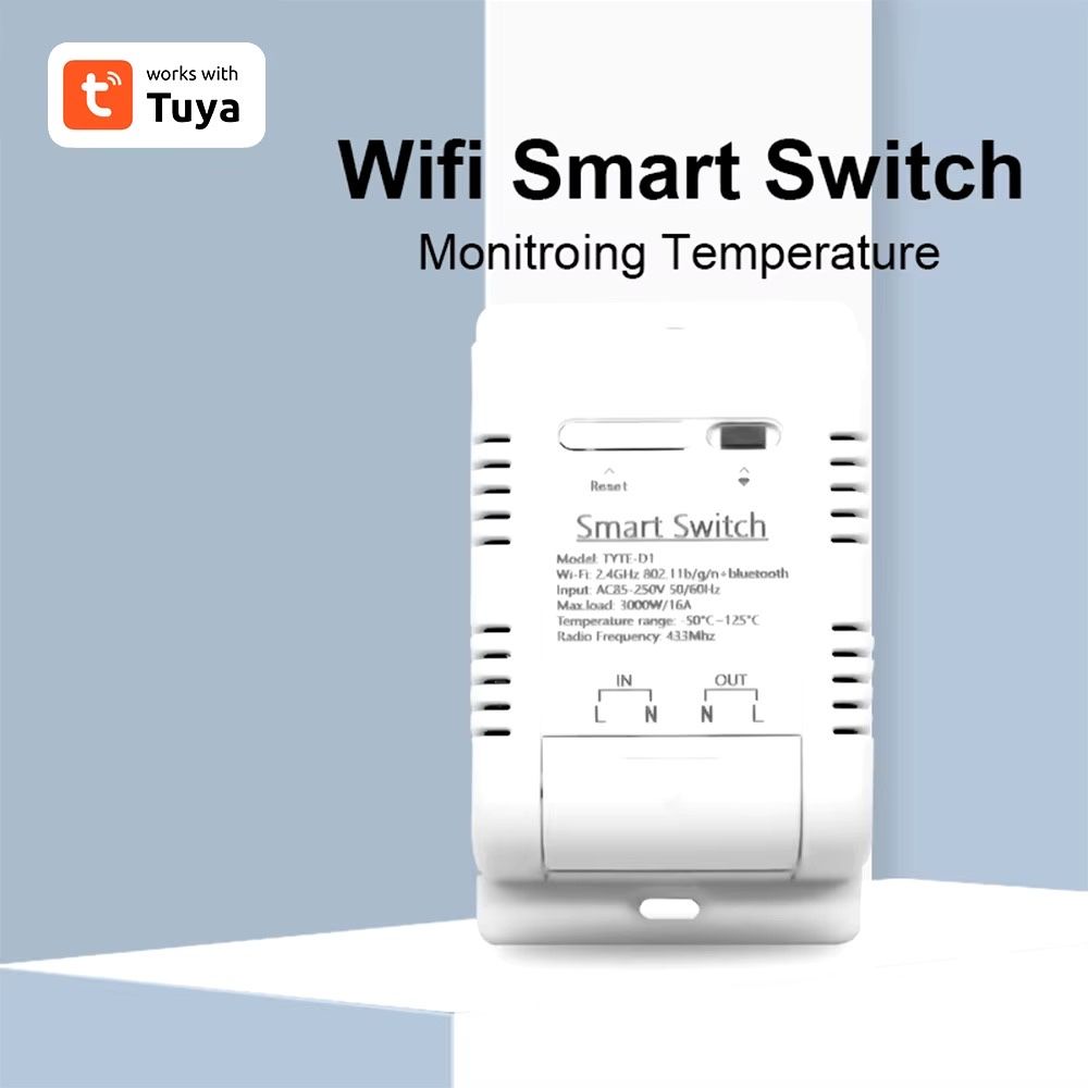 Умный термостат Tuya с Wi-Fi, 16 А, 3000 Вт / Smart Switch