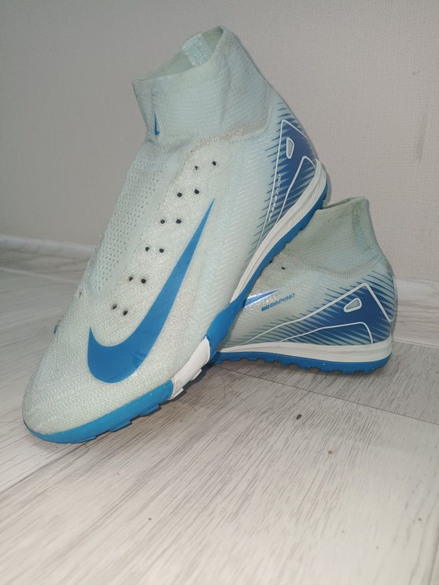 Сороконожки Air zoom сине-голубые