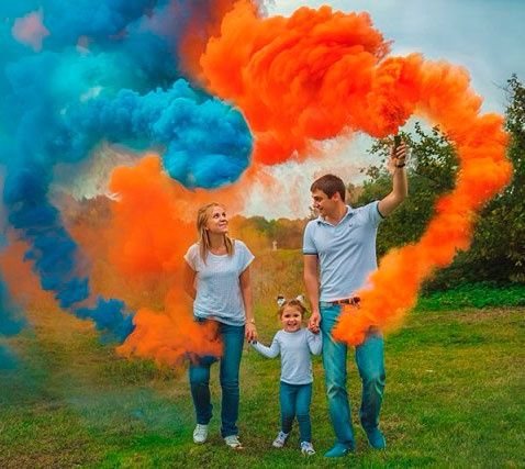 Дым цветной для фотосессии