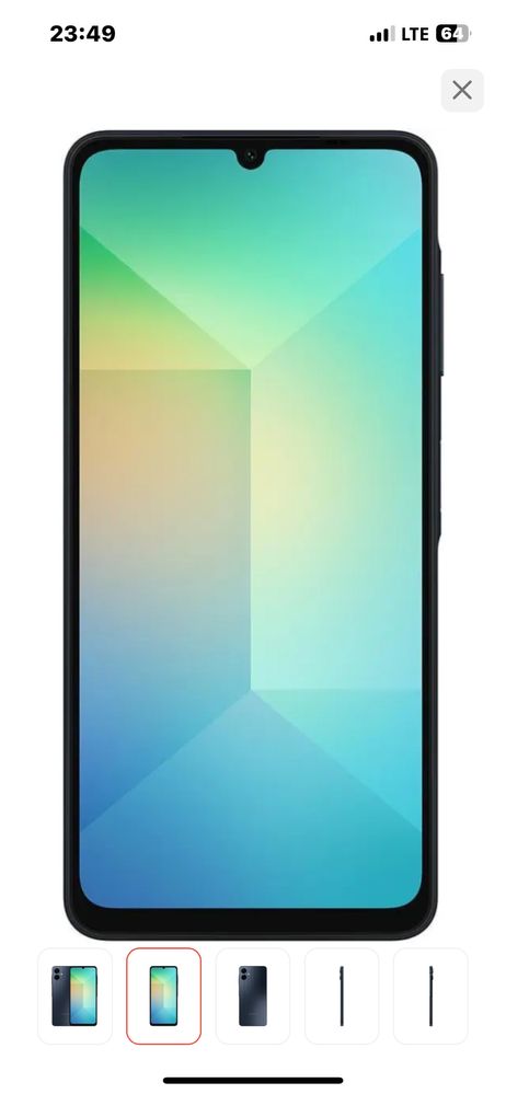 Смартфон Samsung Galaxy A06 4 ГБ/64 ГБ черный