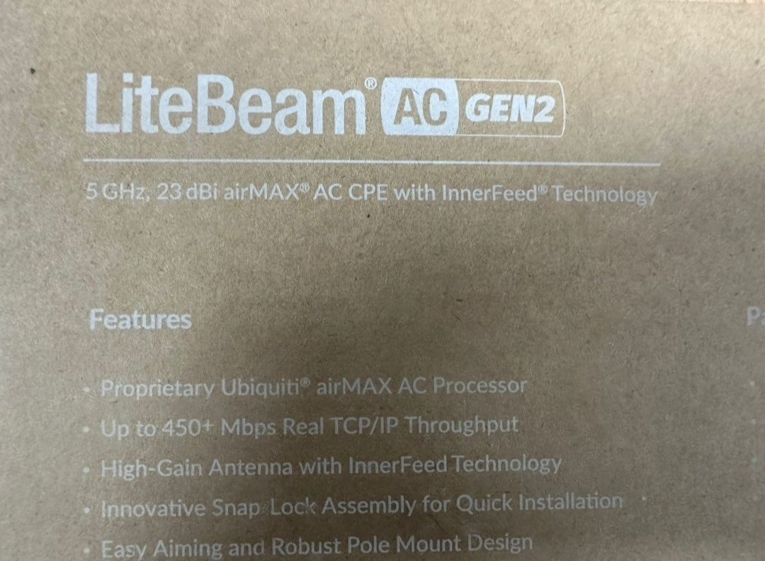 Wi Fi радиомость liteBeam ac gen2