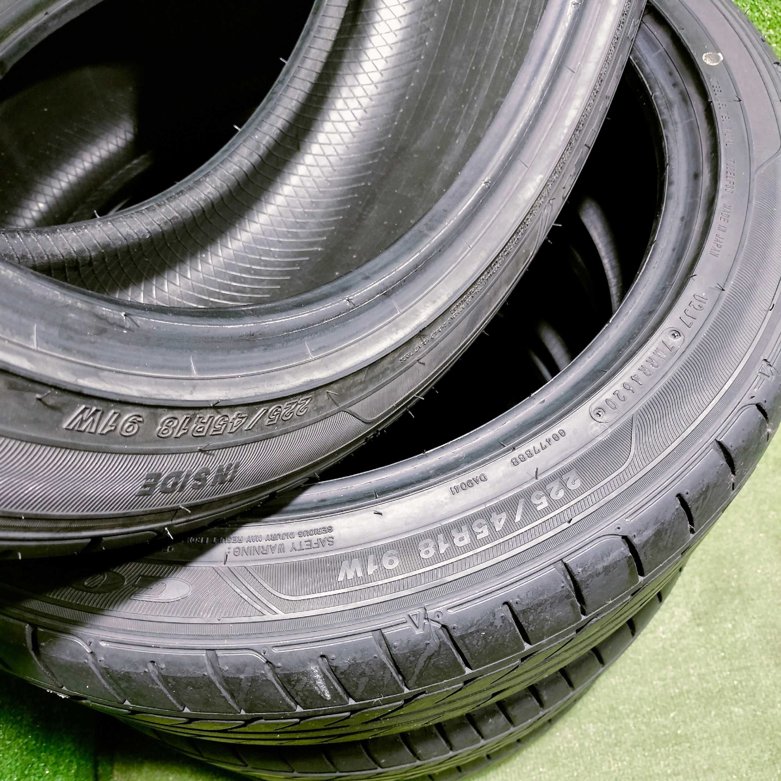 Продам Шины летний Goodyear eagle ls exe 225/45R18 год 2020 износ 10%