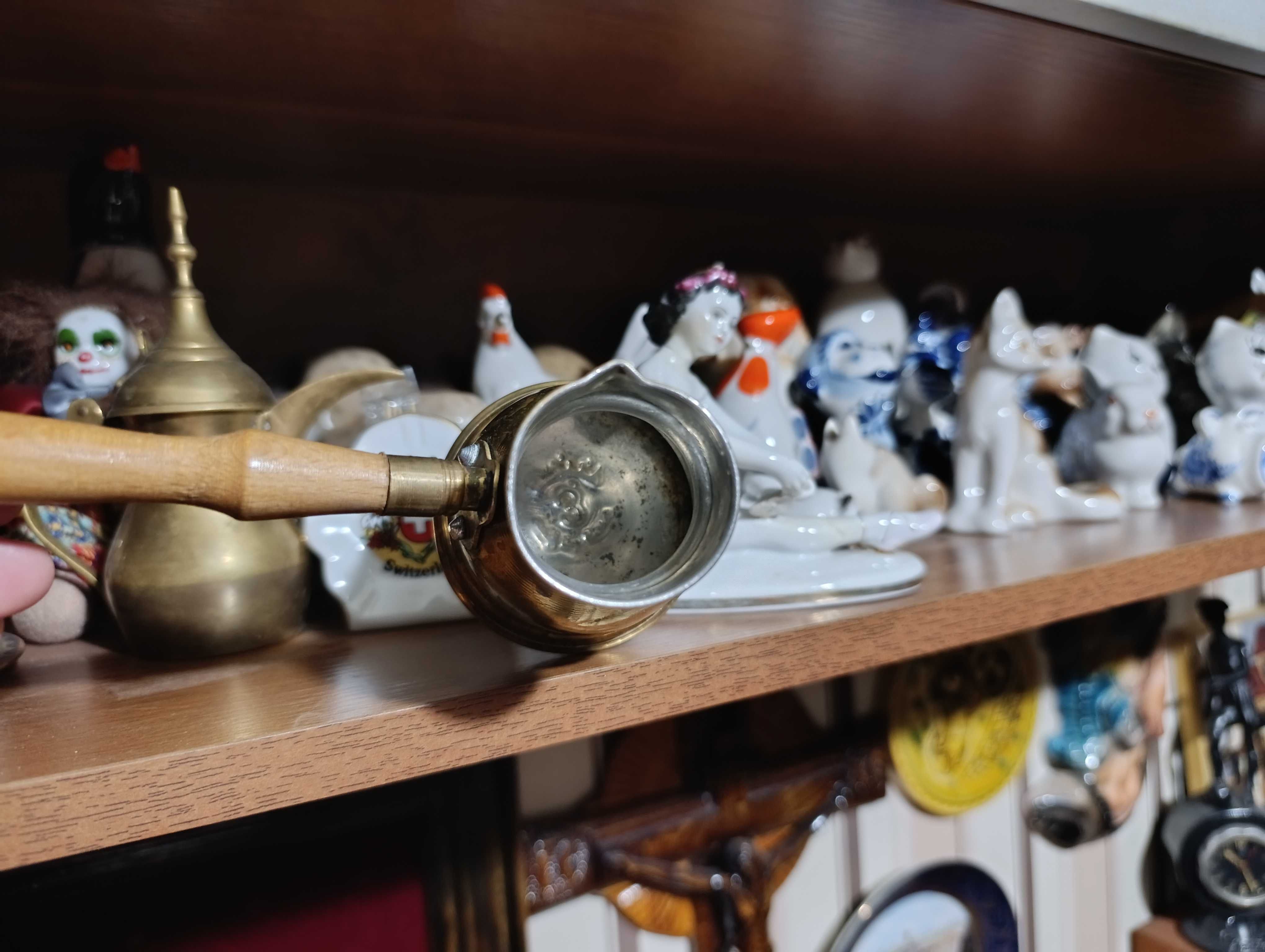 Турка для кофе медь латунь