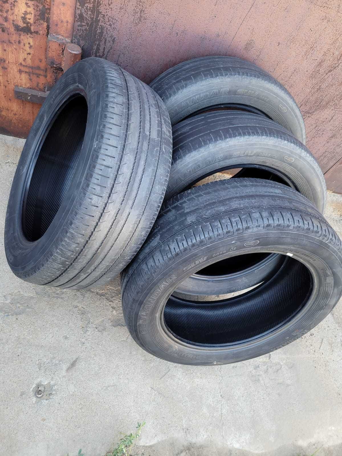 Автошины YOKOHAMA GEOLANDAR  SUV 225/55 R18,  Комплект 4 шт., б/у