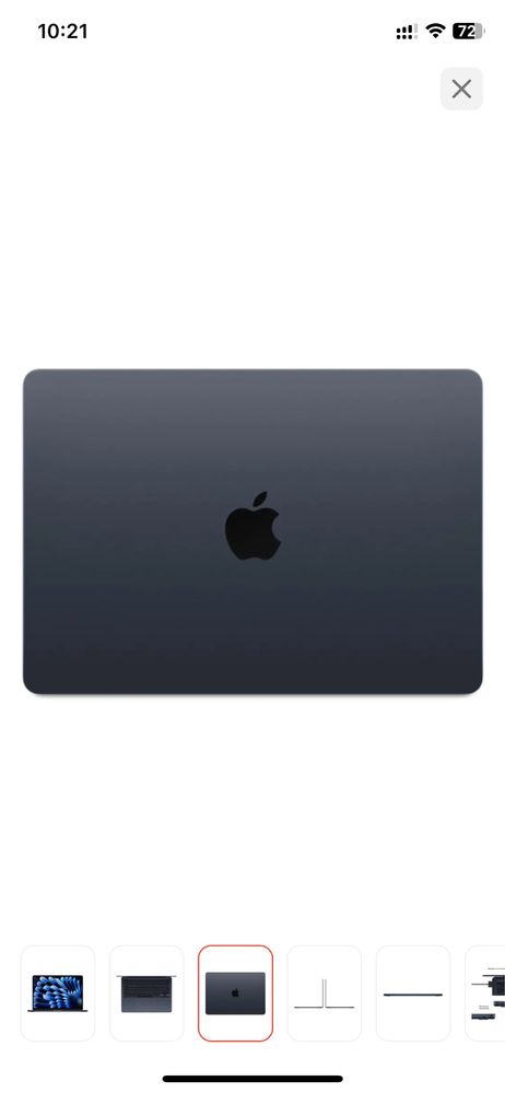 Ноутбук Apple MacBook Air 13 2024 / 16 Гб / SSD 256 Гб