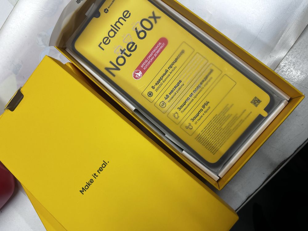 Смартфон realme Note60x новая не расспакованная
