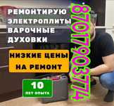 Ремонт электроплит варочной поверхности духовок духовки микроволновок
