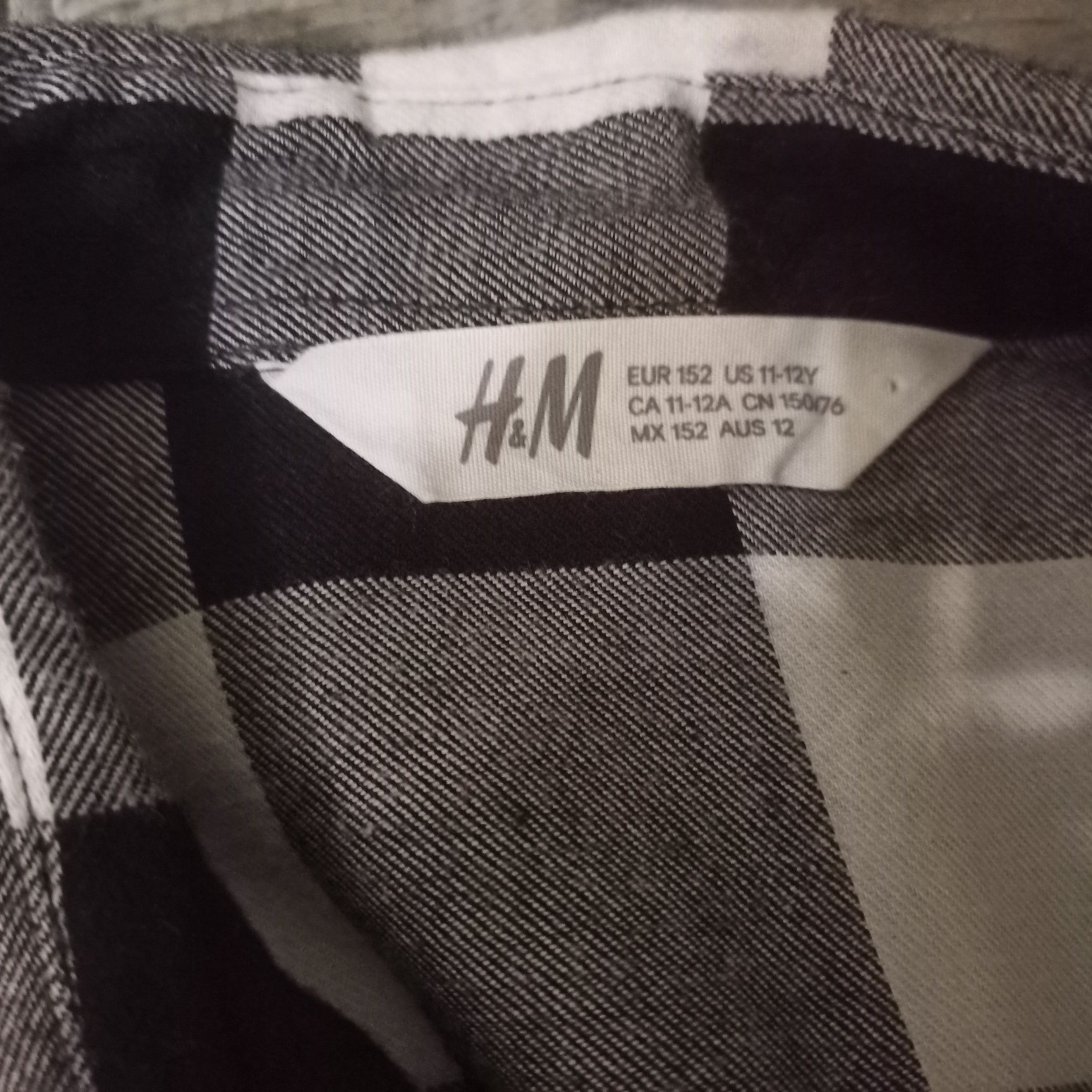 Клетчатая подростковая рубашка H&M