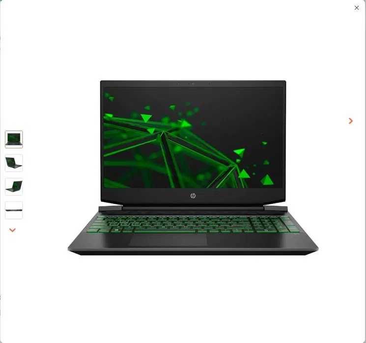HP Pavilion Gaming 15 с мощным игровым железом - отличный подарок