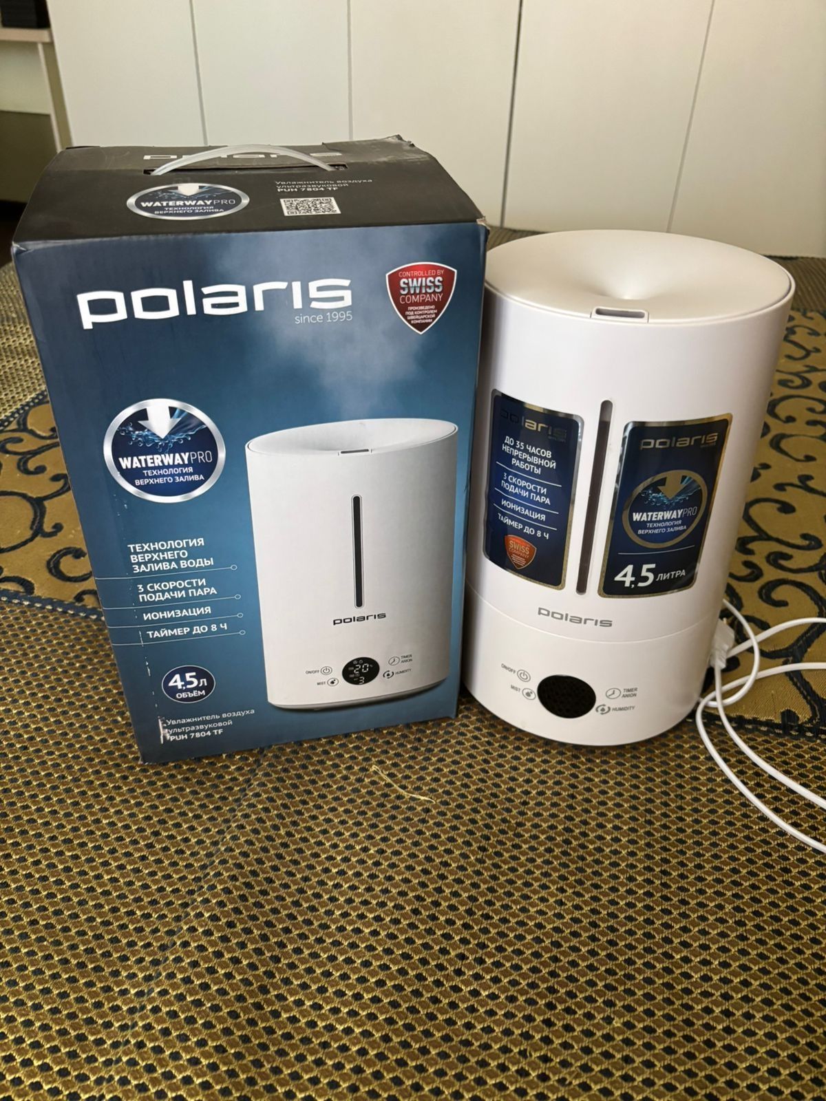 Увлажнитель воздуха Polaris PUH 7804 TF белый
Б/у,но в отлич