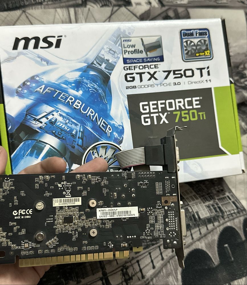 Видеокарта MSI GTX 750TI 2gb
