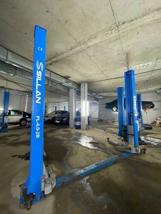 Авто-подъемник 4т. PL-4.0-2B (380V) с адаптерами УЦЕНКА Автоподъемник