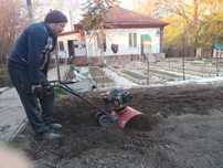Вспашка огородов, услуги культиватора