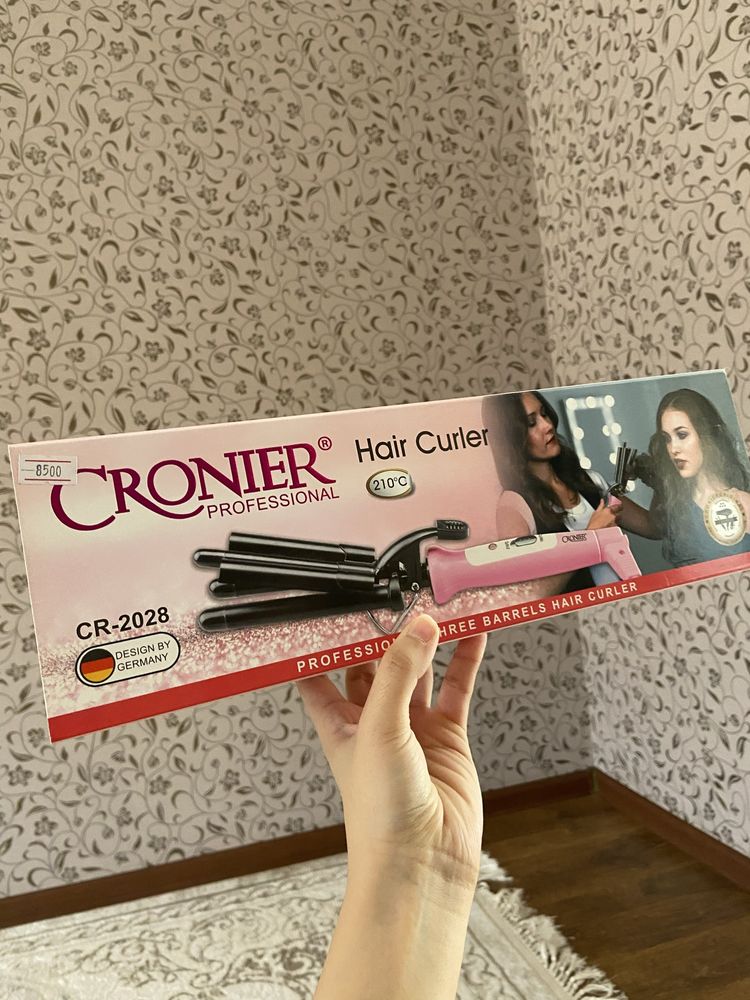 Продаю тройную плойку для волос Cronier