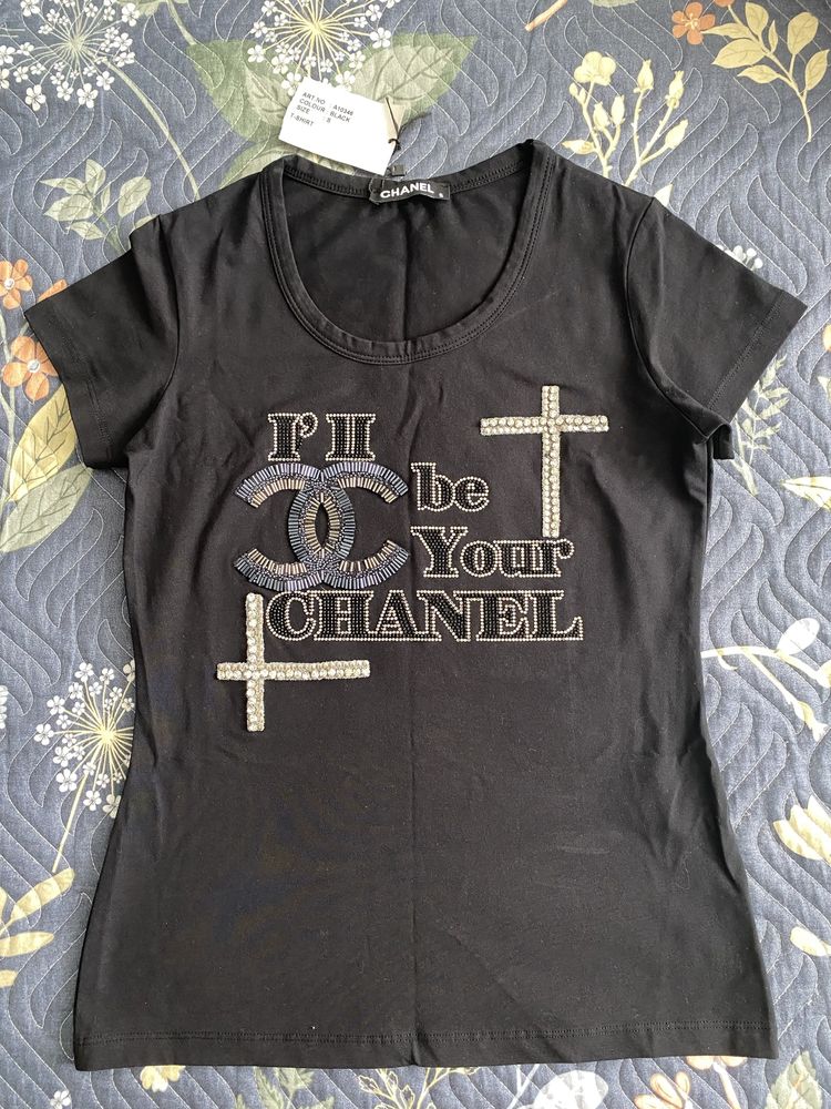Женская футболка Chanel