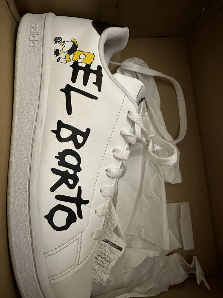 Белые Кеды Adidas The Simpson