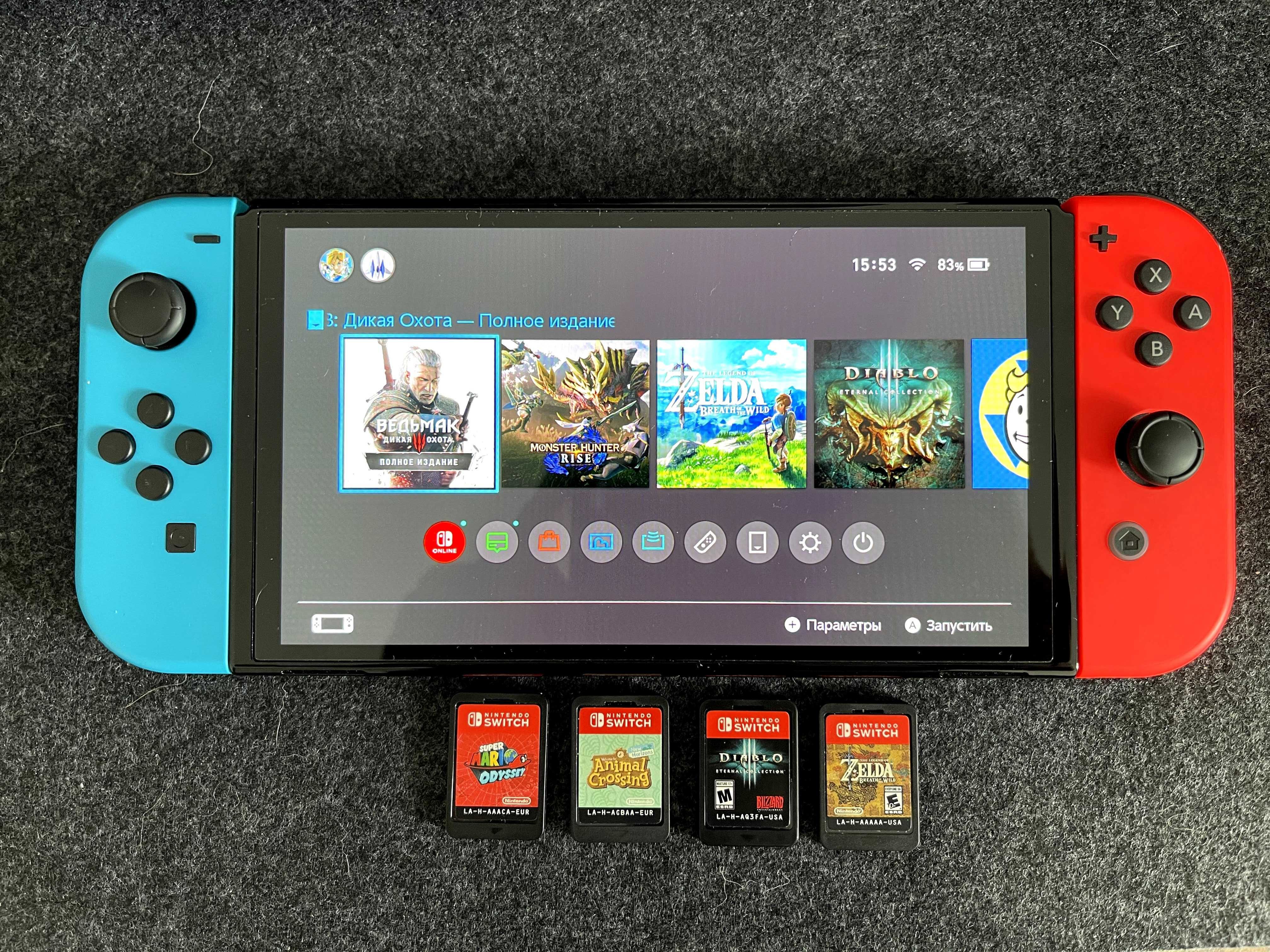 Nintendo Switch OLED + Игры + Pro Controller