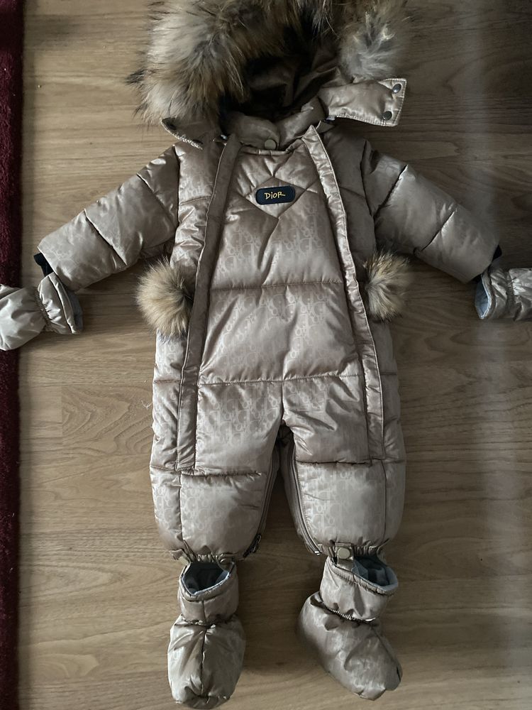 Детский зимний комбинезон