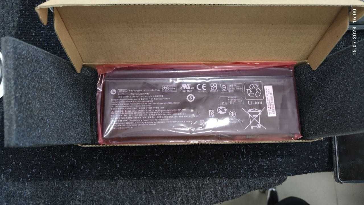 Аккумуляторная батарея HP SR03XL 52.2W для ноутбука