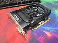 Игровая видеокарта Palit 1050Ti 4GB, тянет все на средних.