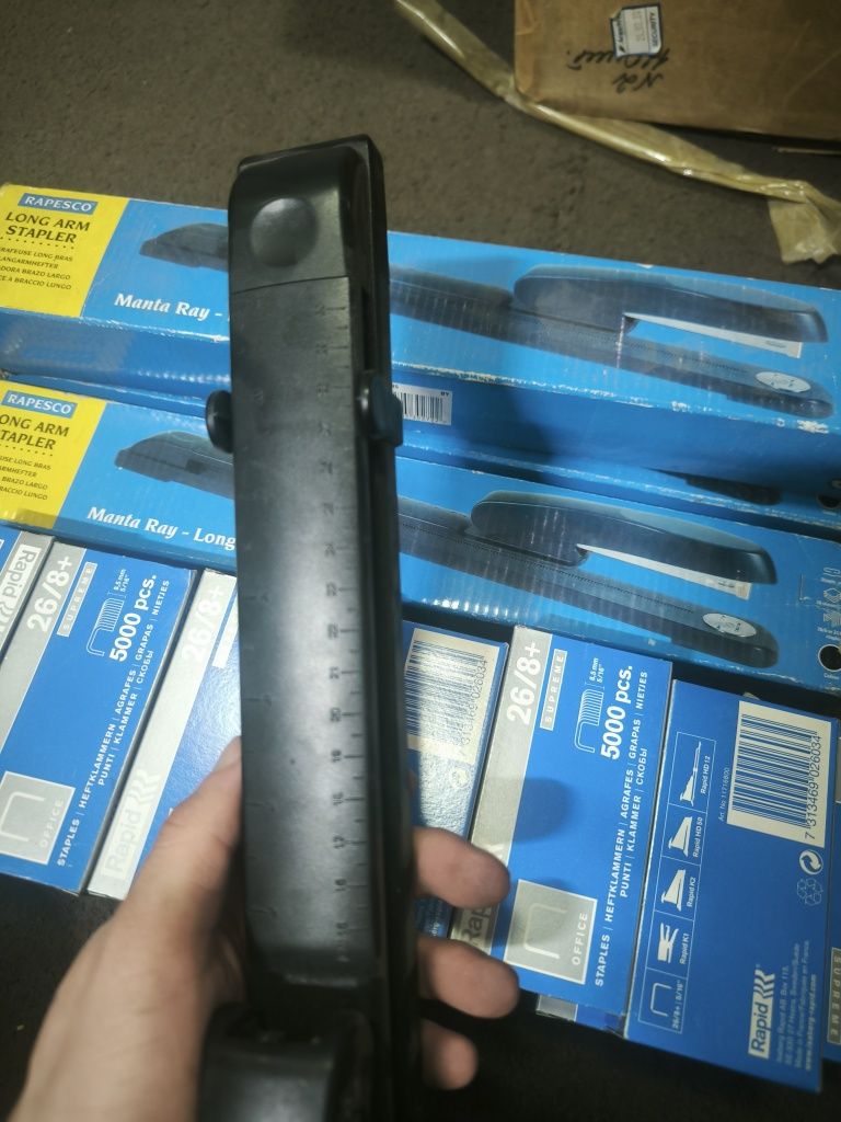 Степлер Long Arm Rapesco и скобы