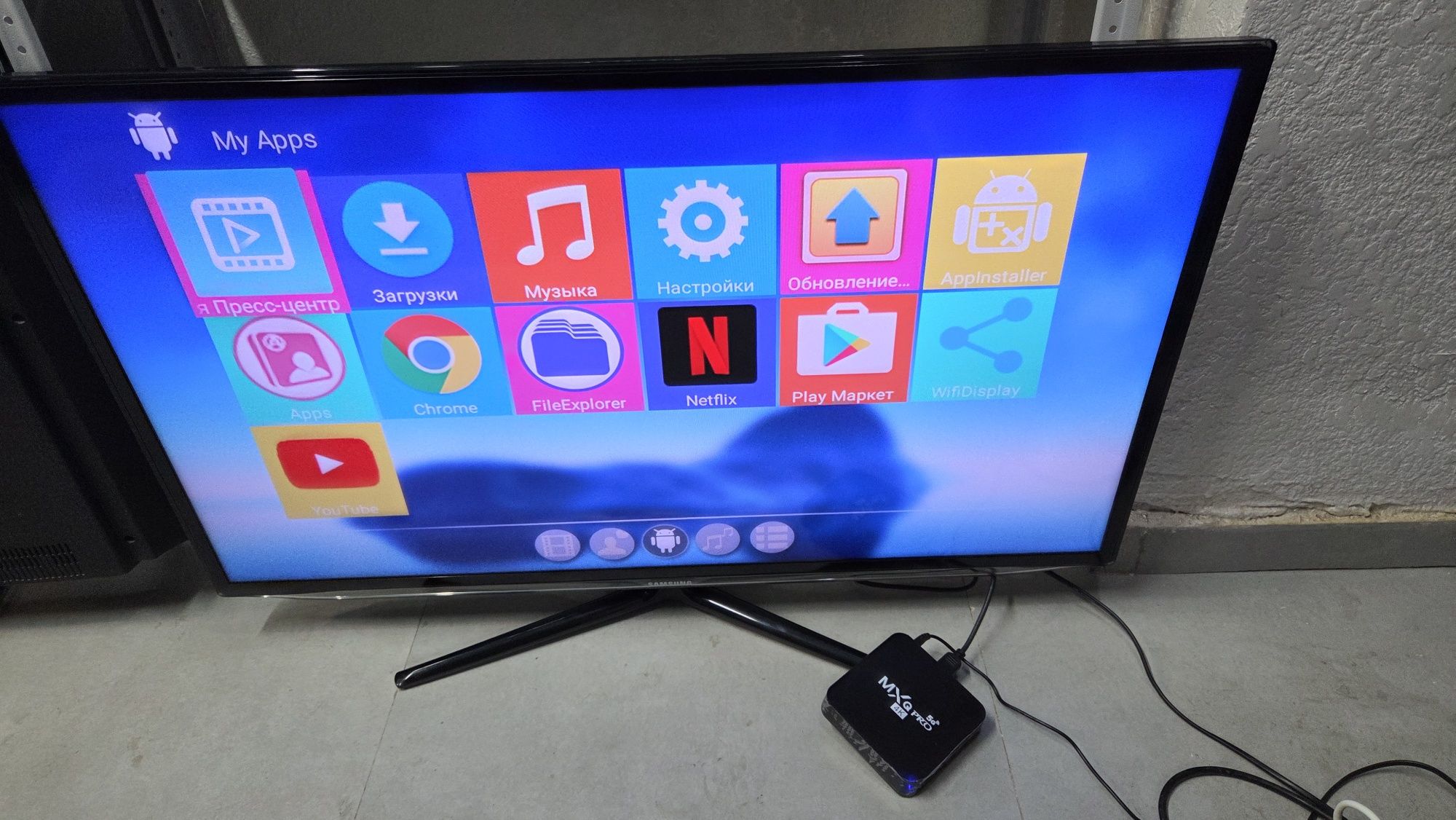 *️⃣ОРИГИНАЛ Samsung 102см Smart TV UE40Es6307+ Андроид Приставка/ QTV