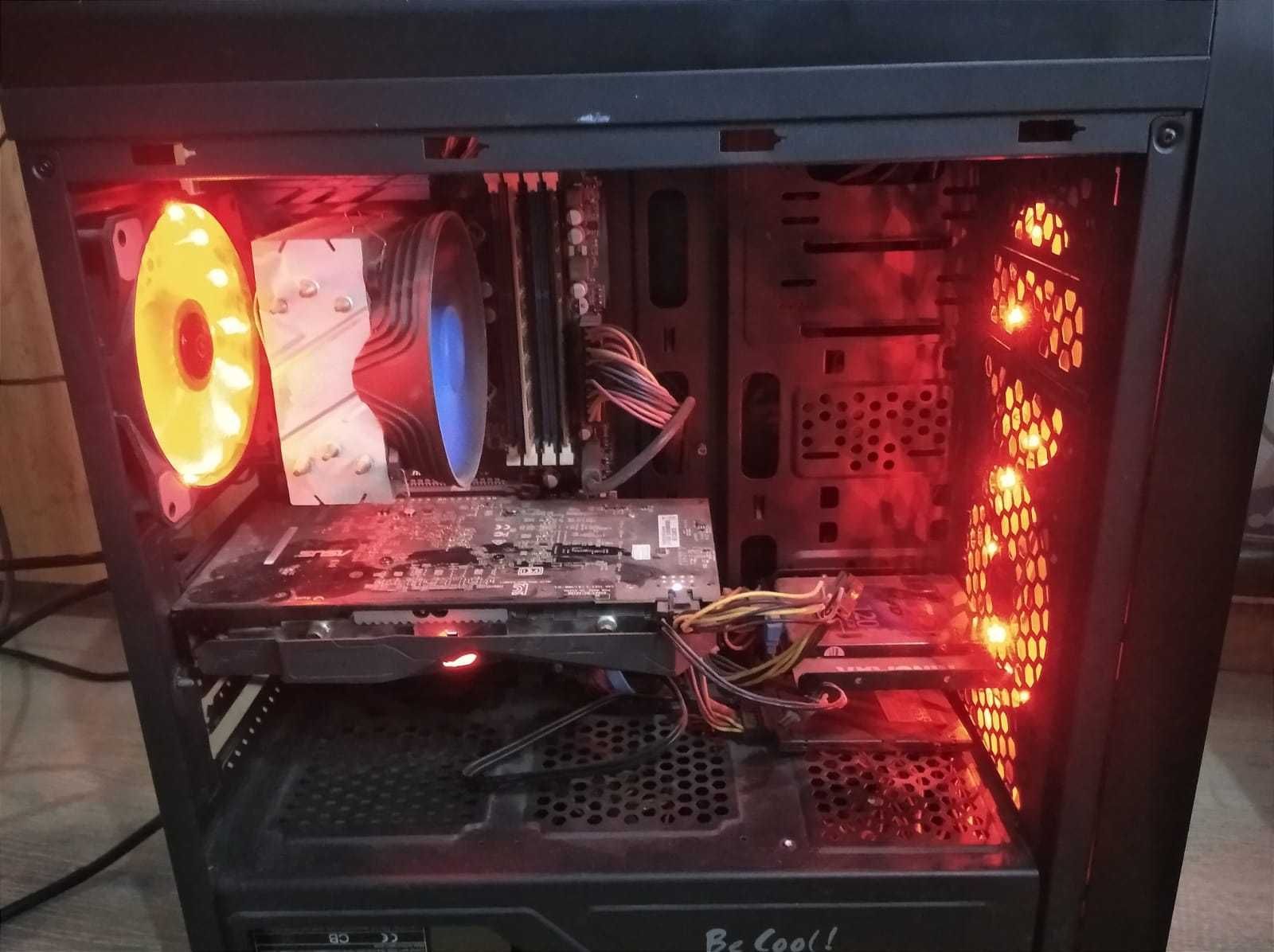 Компьютер С Двумя Мониторами RX 570 8GB Core i5