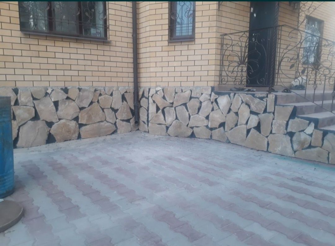 Дики камень плитняк природные плоские для фундамент цокол ландшафт