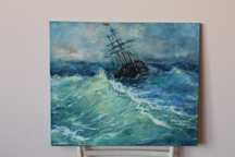 Корабль и море картина 50×60