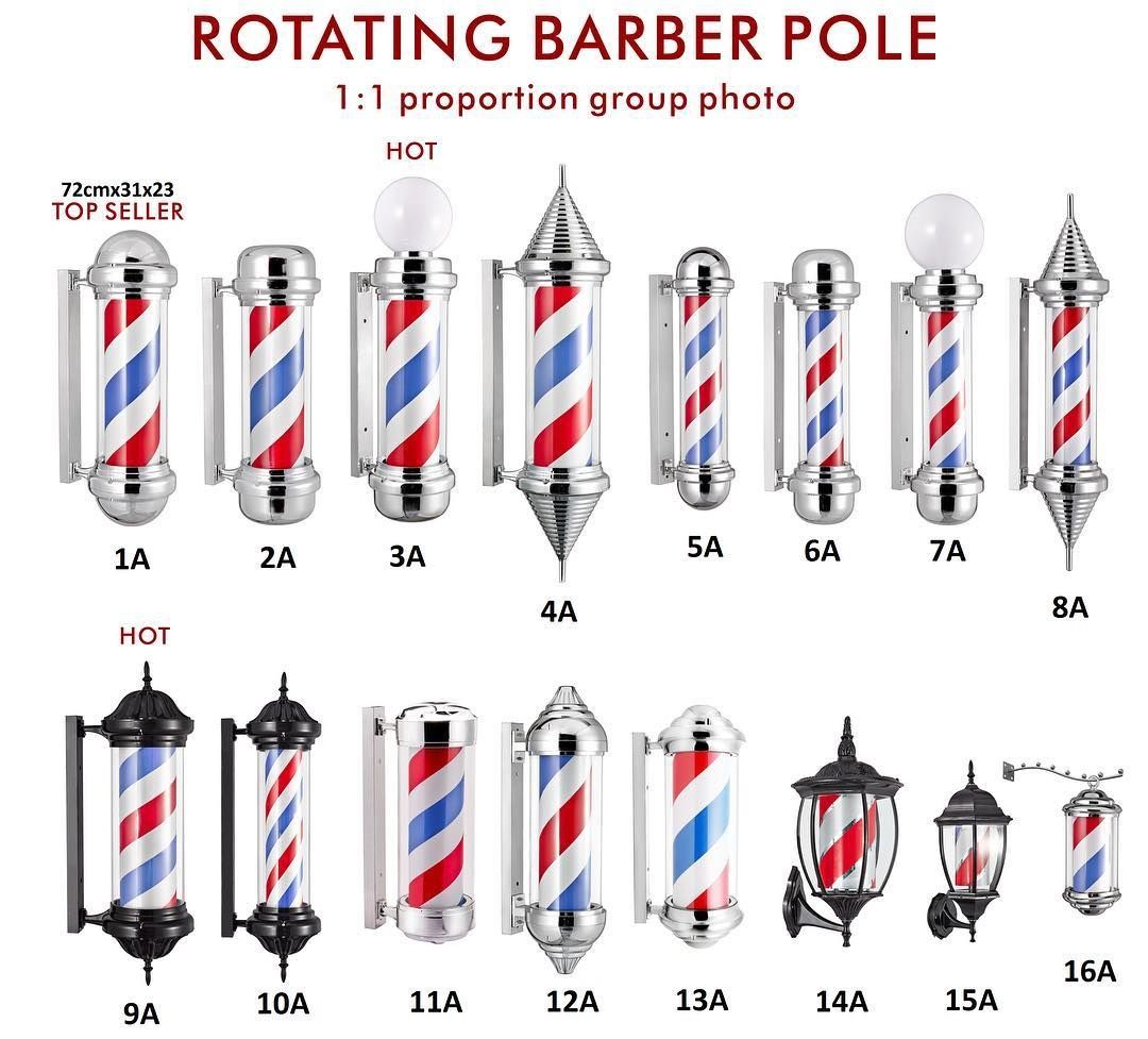 Барбер шоп барбер пул Barber pole в парикмахерский значок