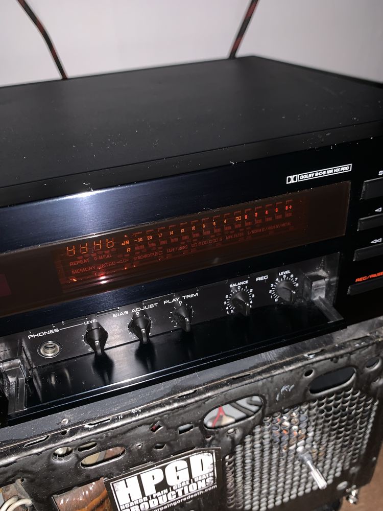 Yamaha kx-580 кассетная дека с Dolby S